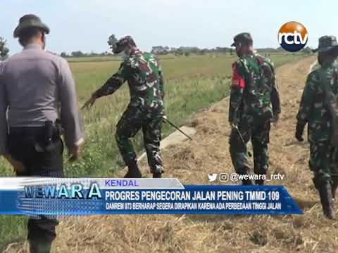 Progres Pengecoran Jalan Pening TMMD 109