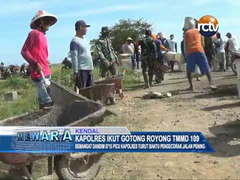 Kapolres Ikut Gotong Royong TMMD 109