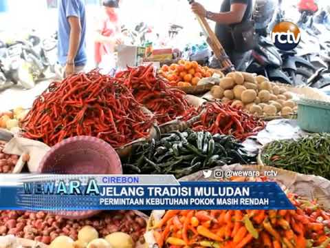 Jelang Tradisi Muludan Permintaan Kebutuhan Pokok Masih Rendah