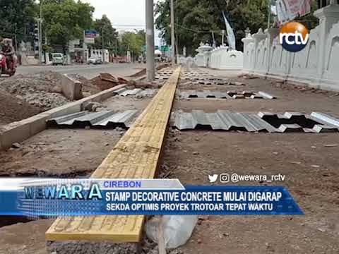 Stamp Decorative Concrete Mulai Digarap