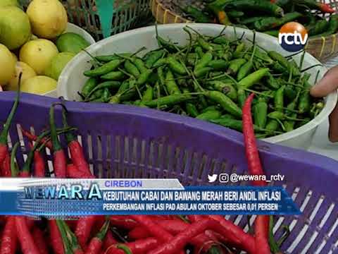 Kebutuhan Cabai dan Bawang Merah Beri Andil Inflasi