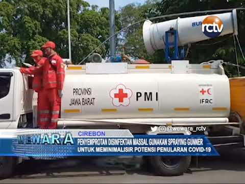 Penyemprotan Disinfektan Massal Gunakan Spraying Gunner