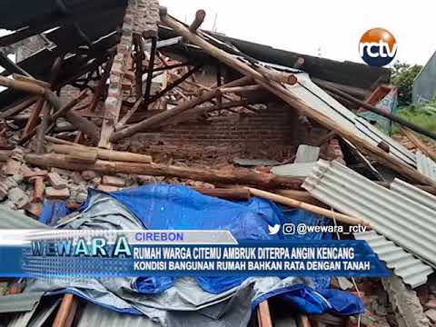 Rumah Warga Citemu Ambruk Diterpa Angin Kencang