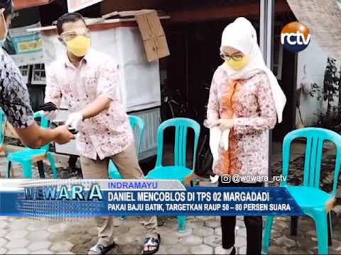 Daniel Mencoblos di TPS 02 Margadadi