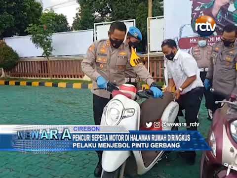 Pencuri Sepeda Motor Di Halaman Rumah Diringkus