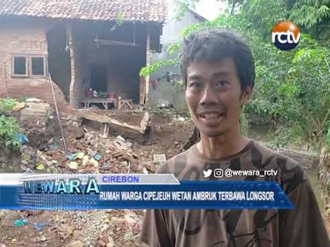 Rumah Warga Cipejeuh Wetan Ambruk Terbawa Longsor