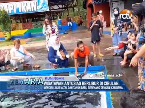 Wisatawan Antusias Berlibur di Cibulan