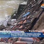 Balai Pertemuan Ambruk Tergerus Aliran Sungai