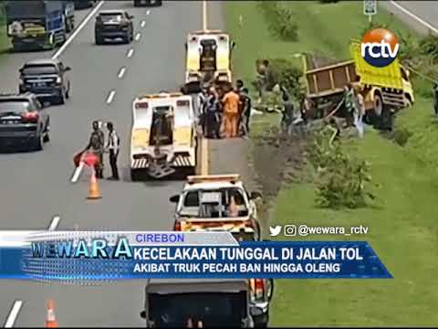 Kecelakaan Tunggal di Jalan Tol