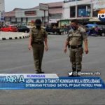 Aspal Jalan di Tamkot Kuningan Mulai Berlubang