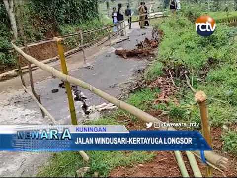 Jalan Windusari-Kertayuga Longsor