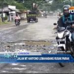 Jalan MT Haryono Lemahabang Rusak Parah