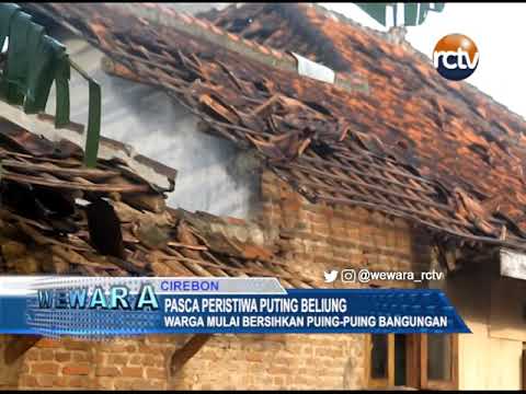 Pasca Peristiwa Puting Beliung, Warga Mulai Bersihkan Puing-Puing Bangunan