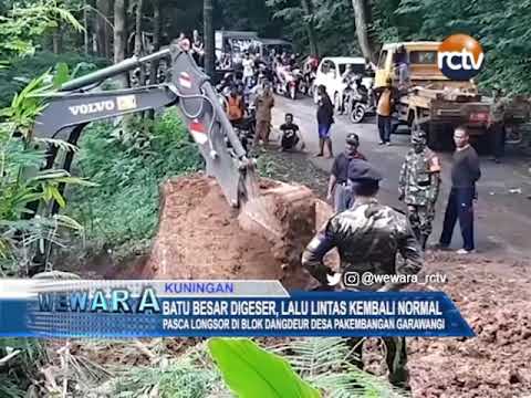 Batu Besar Digeser, Lalu Lintas Kembali Normal