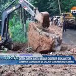 Detik-Detik Batu Besar Digeser Eskavator