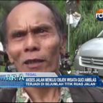 Akses Jalan Menuju Objek Wisata Guci Amblas