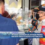 Petugas Gabungan Gelar Razia Prokes