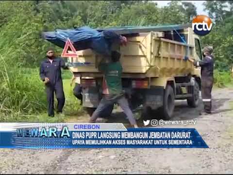 Dinas PUPR Langsung Membangun Jembatan Darurat