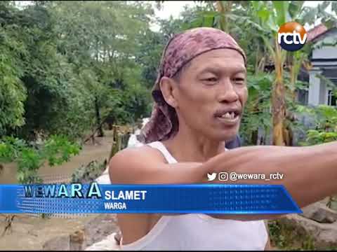 Tanggul Sungai Cimanis Semakin Terkikis