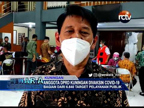 Anggota DPRD Kuningan Divaksin Covid-19