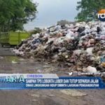 Sampah TPS Lobunta Luber dan Tutup Separuh Jalan