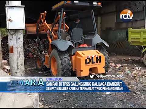 Sampah di TPSS Galunggung Kalijaga Diangkut