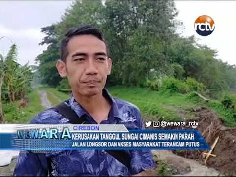 Kerusakan Tanggul Sungai Cimanis Semakin Parah