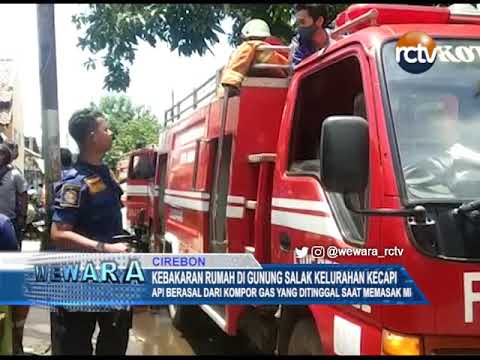 Kebakaran Rumah di Gunung Salak Kelurahan Kecapi