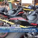 Polisi Amankan 54 Motor Berknalpot Bising