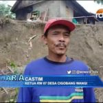 Tebing Sungai Cisanggarung di Cigobangwangi Longsor