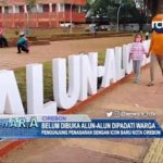 Belum Dibuka Alun-Alun Dipadati Warga