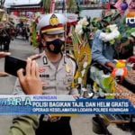 Polisi Bagikan Tajil dan Helm Gratis