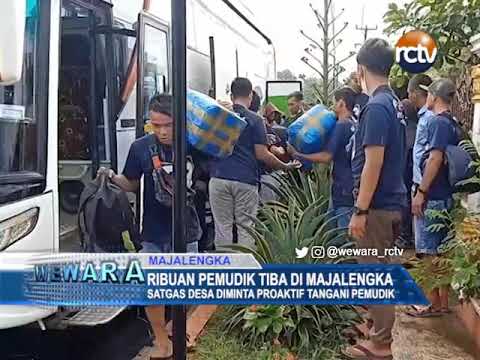 Ribuan Pemudik Tiba di Majalengka