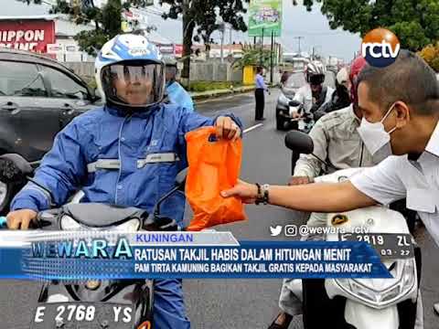 Ratusan Takjil Habis dalam Hitungan Menit