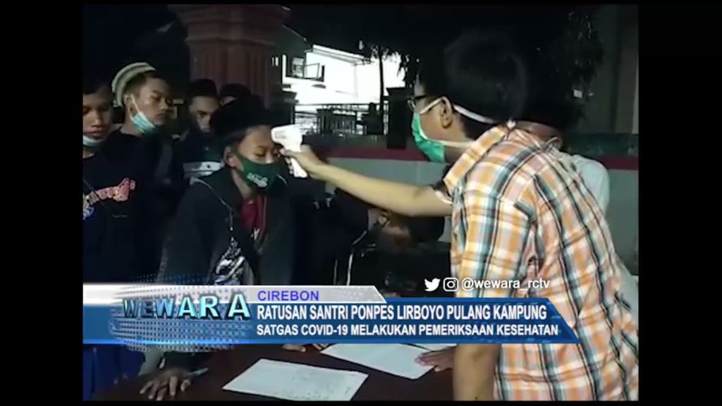 Ratusan Santri Ponpes Lirboyo Pulang Kampung