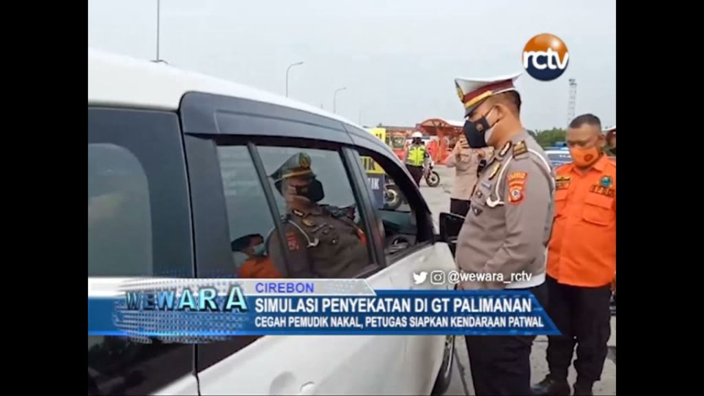 Simulasi Penyekatan di GT Palimanan