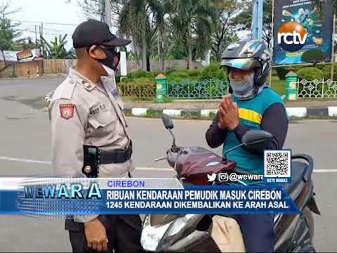 Ribuan Kendaraan Pemudik Masuk Cirebon