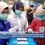 Petugas Lakukan Swab Antigen Secara Acak