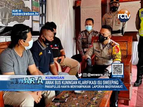 Awak Bus Kuningan Klarifikasi Isu Sweeping