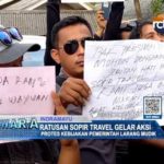 Ratusan Sopir Travel Gelar Aksi