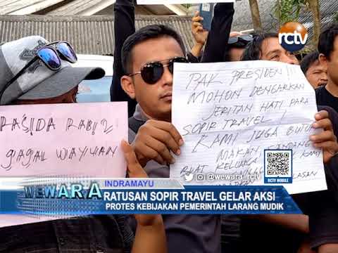 Ratusan Sopir Travel Gelar Aksi