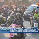 Kendaraan Arus Balik Terpantau Ramai