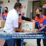 PT KAI Salurkan Santunan dan Sembako