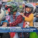 Petugas Periksa Ratusan Pemudik