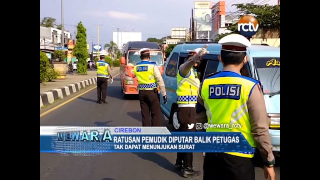 Ratusan Pemudik Diputar Balik Petugas