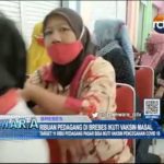 Ribuan Pedagang di Brebes Ikuti Vaksin Masal