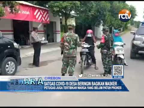 Satgas Covid-19 Desa Beringin Bagikan Masker