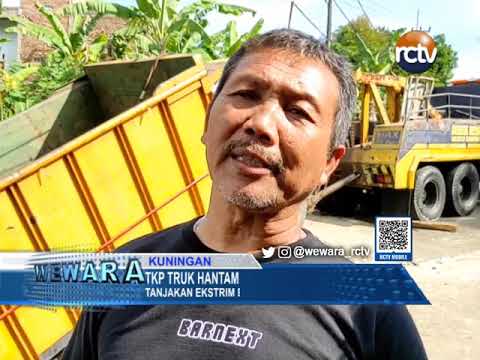 TKP Truk Hantam Bengkel Rawan Kecelakaan