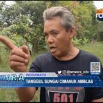 Tanggul Sungai Cimanuk Amblas