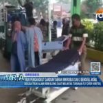 Truk Pengangkut Gandum Tabrak Mikrobus dan 2 Bengkel Mobil